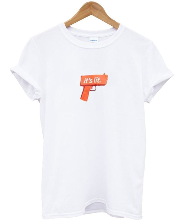 Gun Its Lit T Shirt Hoodie, Sweatshirt | PureTeeCo.com