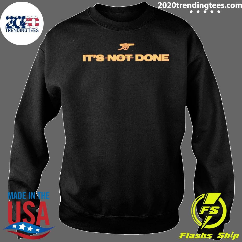 Gunner Winner 25 26 Arsenal Premier League Champions It’s Not Done Cannon Shirt