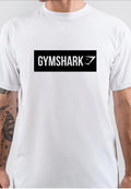Gymshark White T-Shirt Hoodie, Sweatshirt | PureTeeCo.com