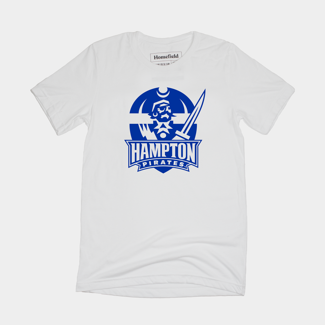 Hampton Pirates White T-Shirt Style001 Hoodie, Sweatshirt | PureTeeCo.com