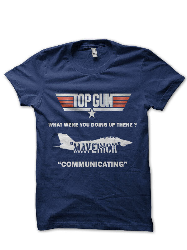 Top Gun Navy Blue Tee Hoodie, Sweatshirt | PureTeeCo.com