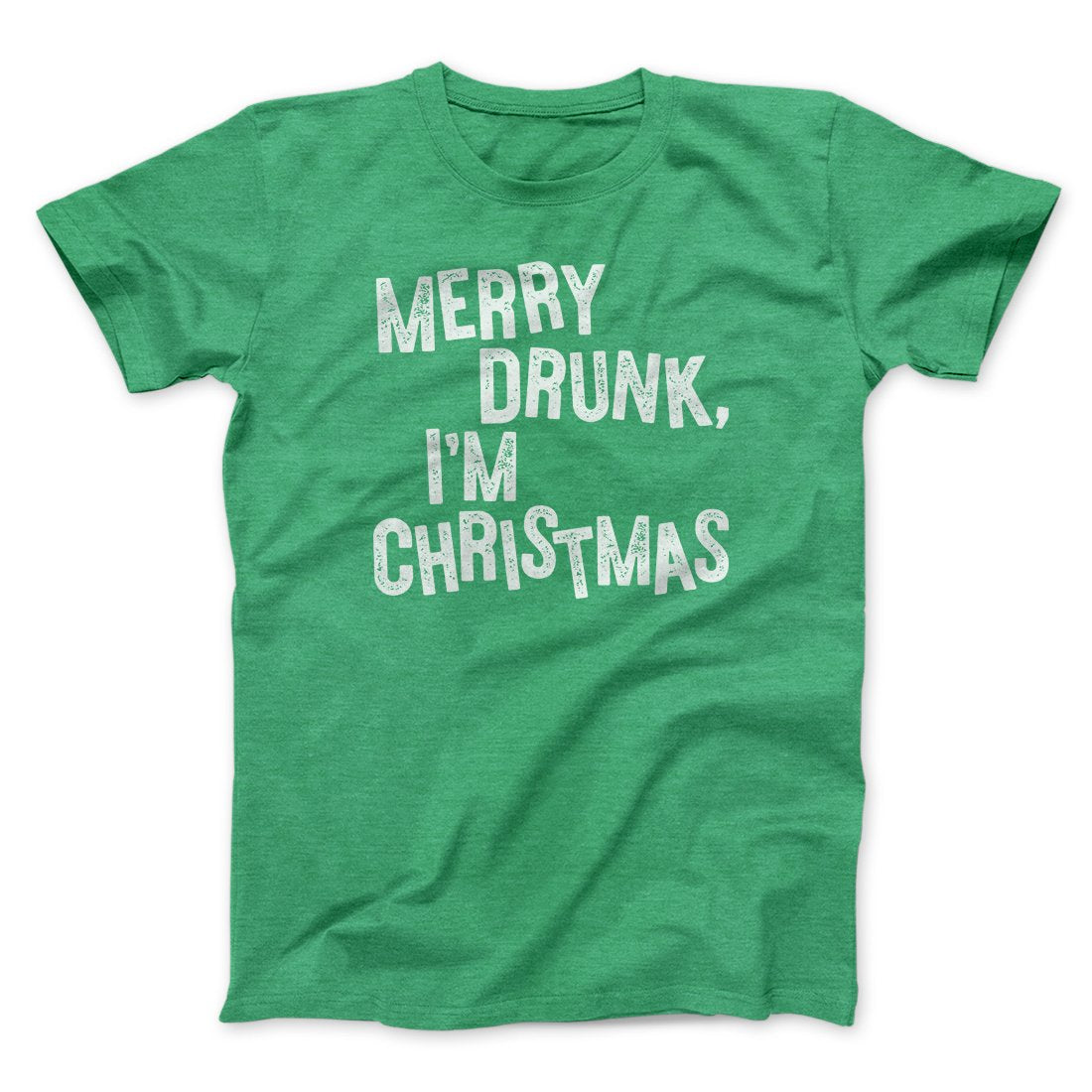 Merry Drunk I'm Christmas Men/Unisex T-Shirt Hoodie, Sweatshirt | PureTeeCo.com (Image 2)