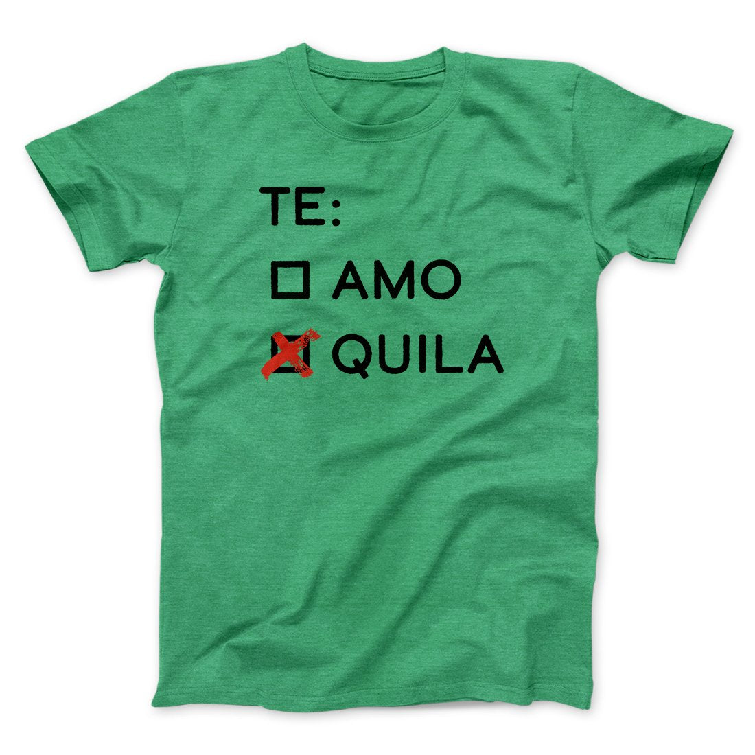 Te Amo or Tequila Men/Unisex T-Shirt Hoodie, Sweatshirt | PureTeeCo.com (Image 3)