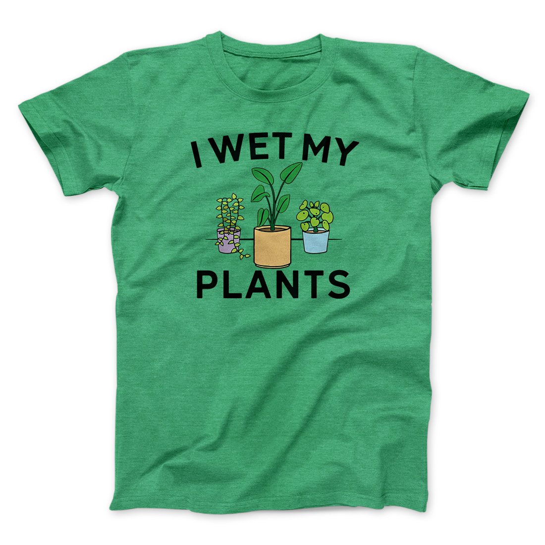 I Wet My Plants Funny Men/Unisex T-Shirt Hoodie, Sweatshirt | PureTeeCo.com (Image 4)