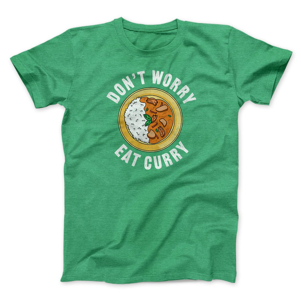 Don't Worry Eat Curry Men/Unisex T-Shirt Hoodie, Sweatshirt | PureTeeCo.com (Image 4)
