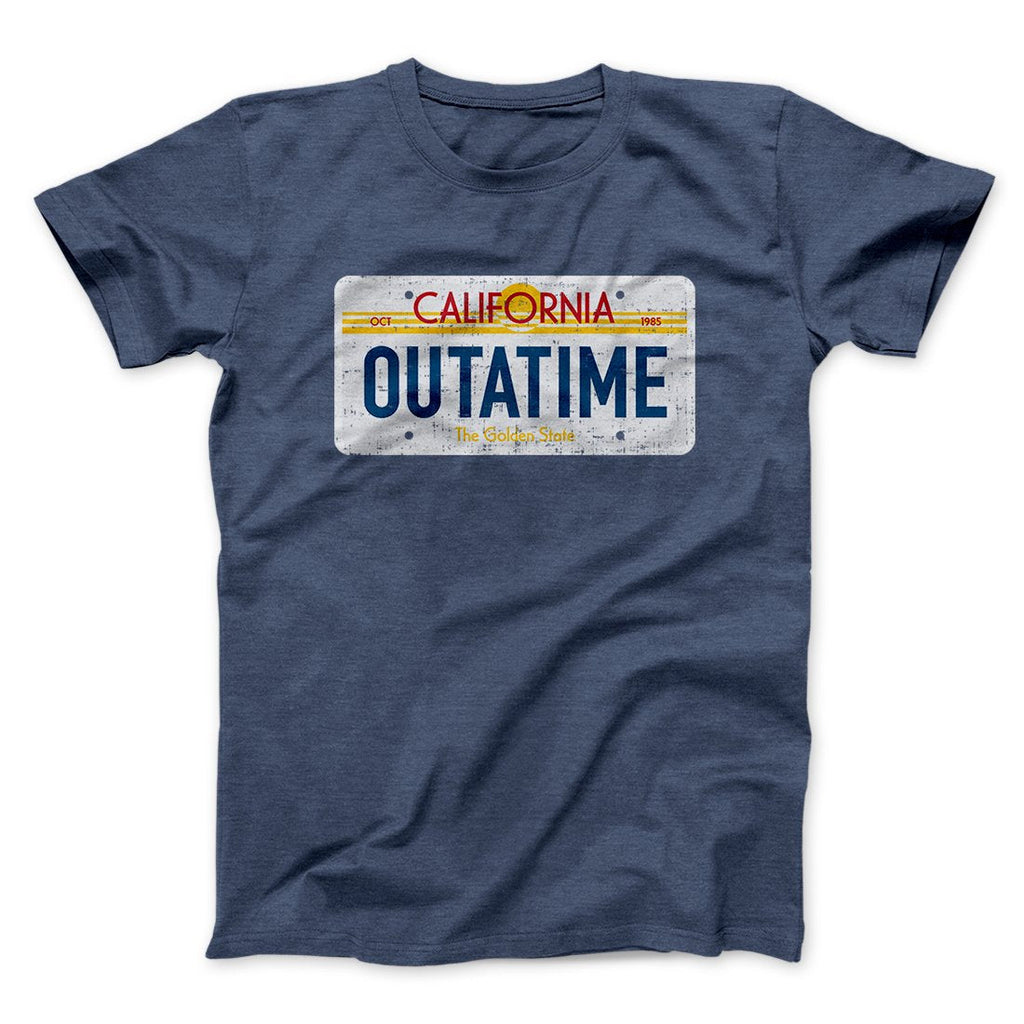 Outatime License Plate Funny Movie Men/Unisex T-Shirt Hoodie, Sweatshirt | PureTeeCo.com (Image 5)