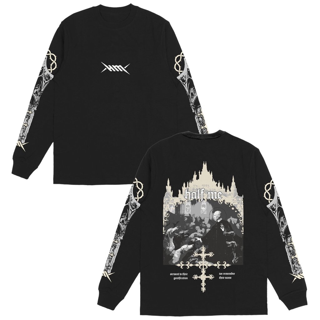Tower Black Longsleeve Tee Hoodie, Sweatshirt | PureTeeCo.com (Image 1)