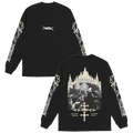 Tower Black Longsleeve Tee Hoodie, Sweatshirt | PureTeeCo.com (Image 1)
