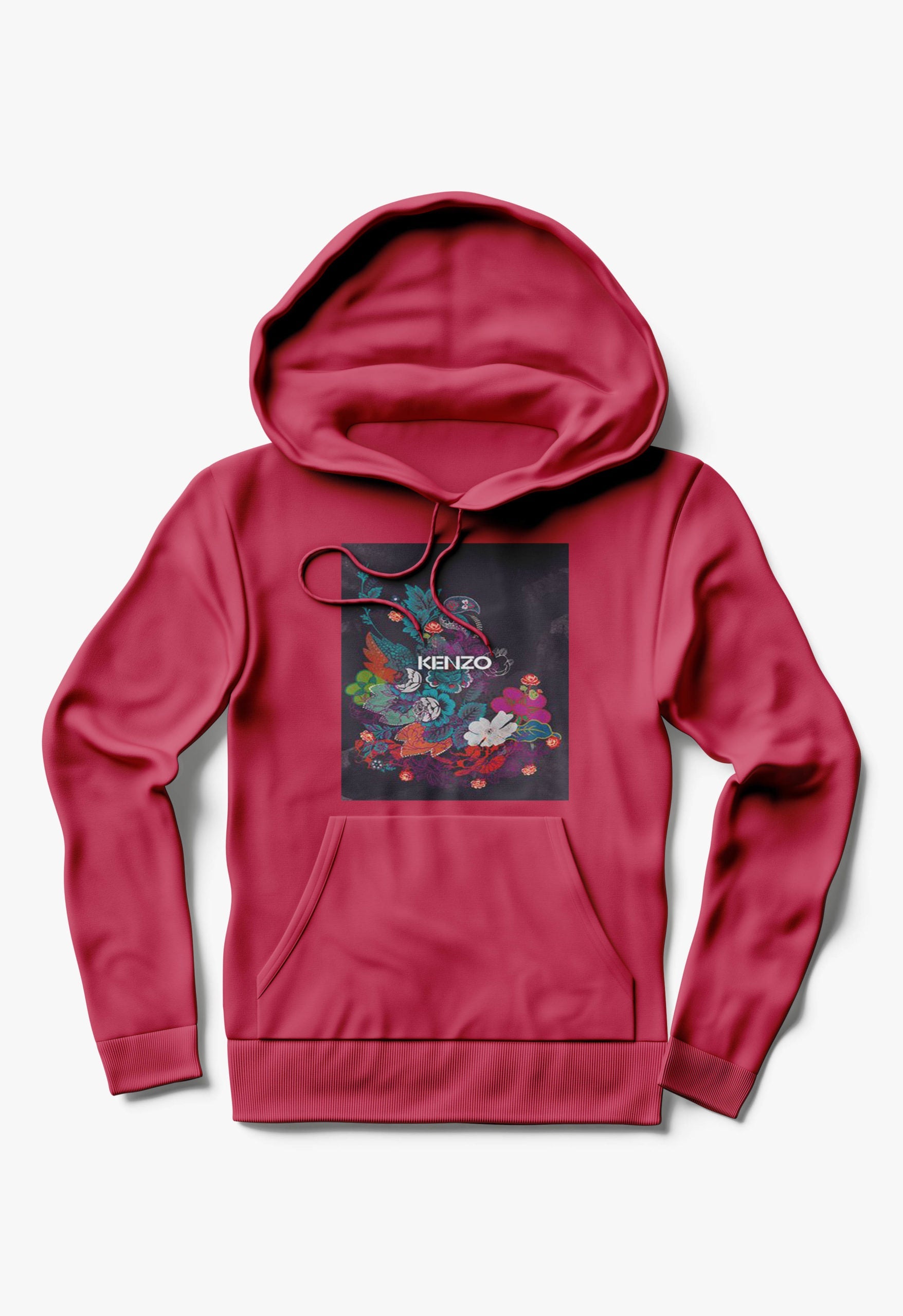 Kenzo Maroon Hoodie T-Shirts, Sweatshirt | PureTeeCo.com