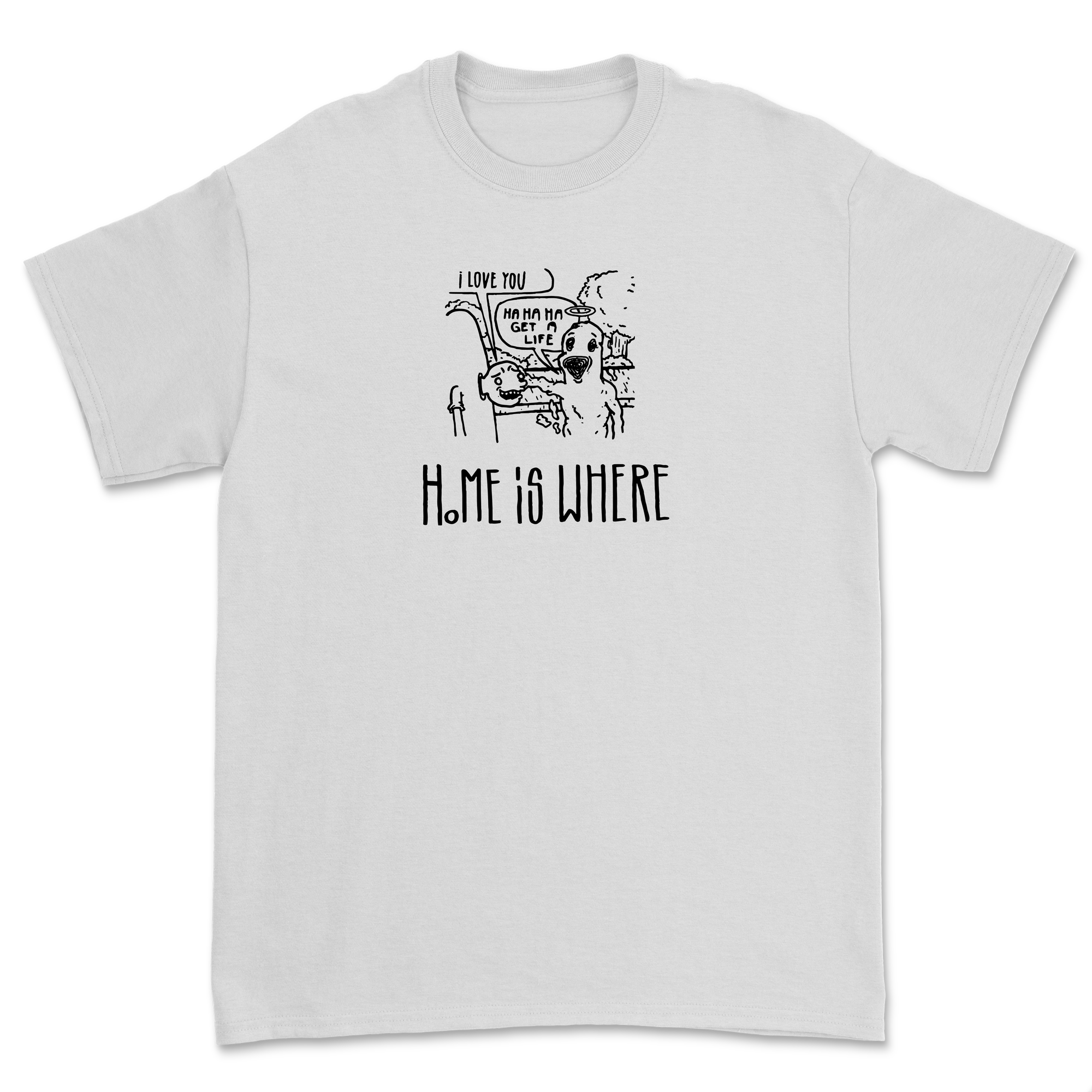 Home Is Where - Cartoon T-Shirt Hoodie, Sweatshirt | PureTeeCo.com