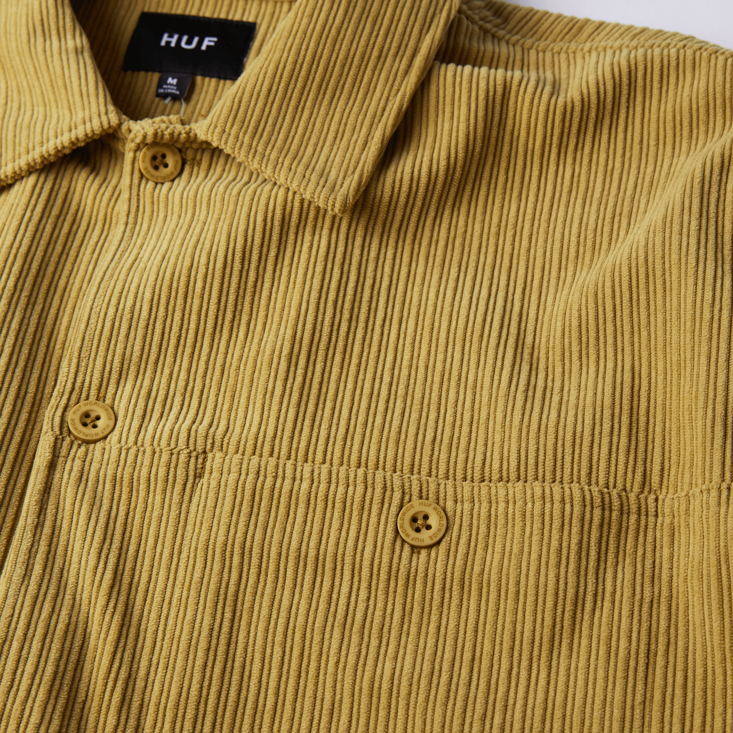 Huf Co Corduroy Overshirt T-Shirts, Hoodie, Sweatshirt | PureTeeCo.com (Image 3)