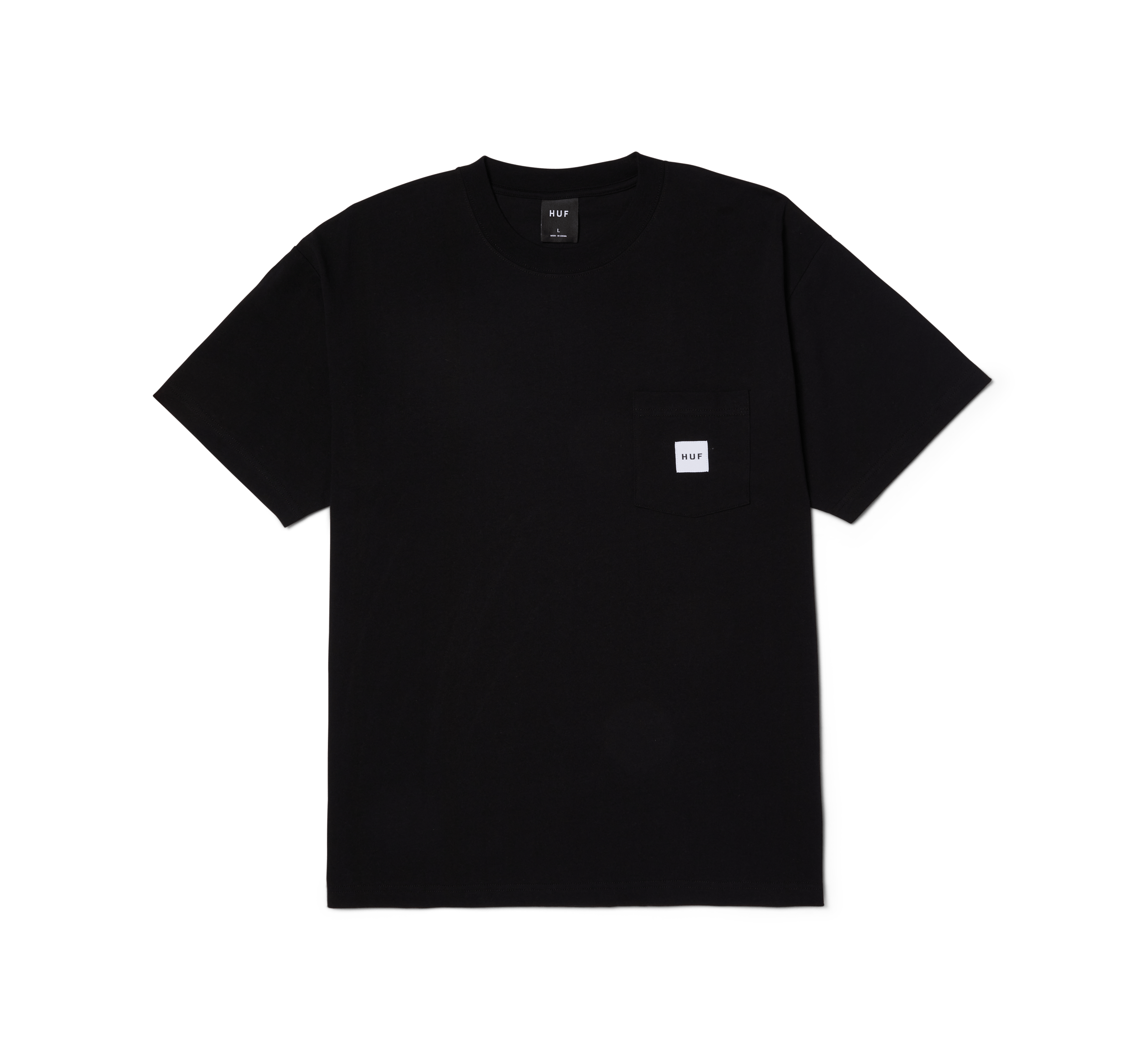 HUF Set Box Logo Pocket T-Shirt Hoodie, Sweatshirt | PureTeeCo.com (Image 1)