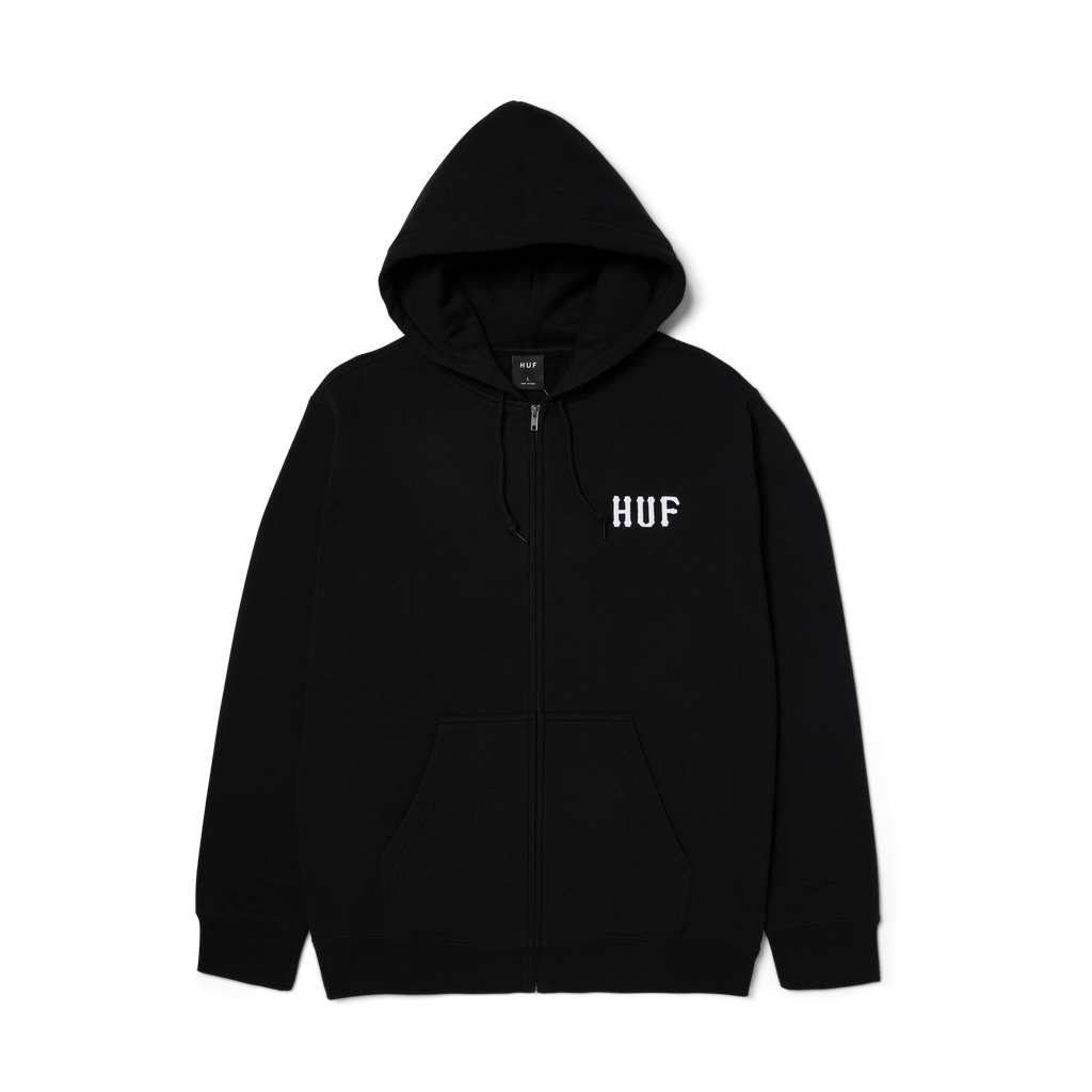 HUF Set Classic Logo F/Z Hoodie T-Shirts, Sweatshirt | PureTeeCo.com (Image 1)