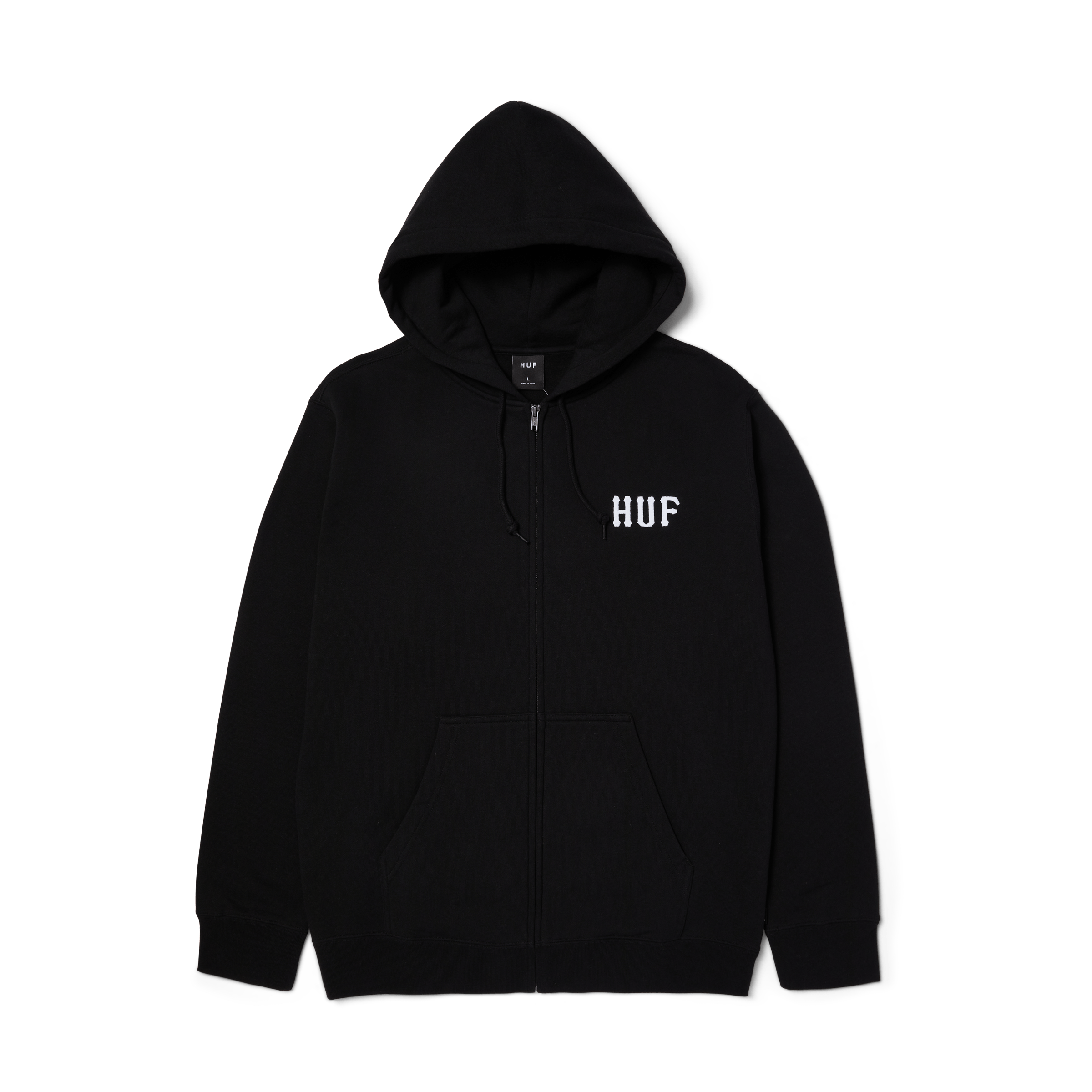 HUF Set Classic Logo F/Z Hoodie T-Shirts, Sweatshirt | PureTeeCo.com (Image 1)