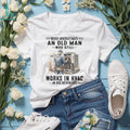 HVAC Technician Old Man Vintage Seventies Shirt