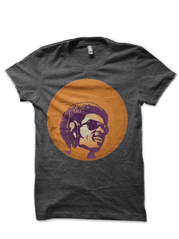 Stevie Wonder (Orange/Purple) T-Shirt Hoodie, Sweatshirt | PureTeeCo.com