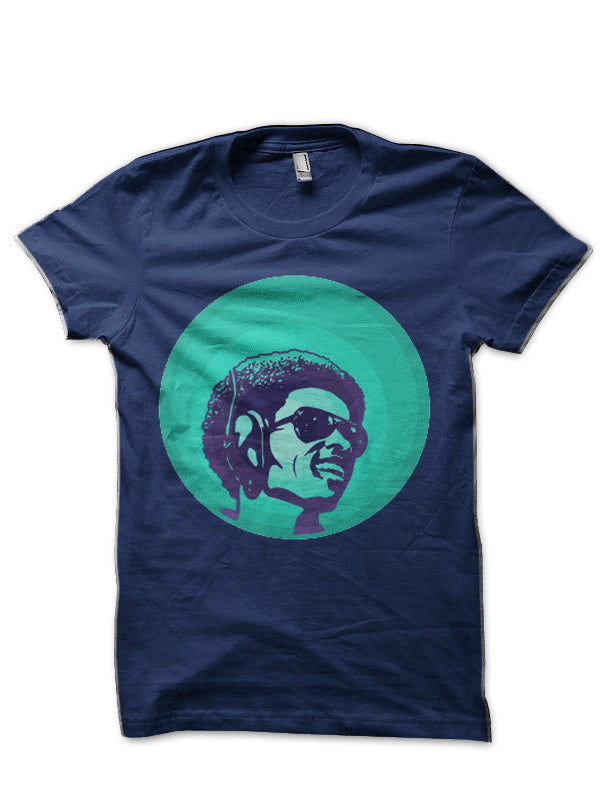 Stevie Wonder (Blue) T-Shirt Hoodie, Sweatshirt | PureTeeCo.com