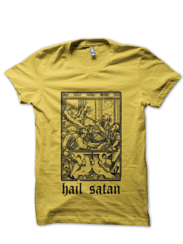 Hail Satan T-Shirt Style011 Hoodie, Sweatshirt | PureTeeCo.com