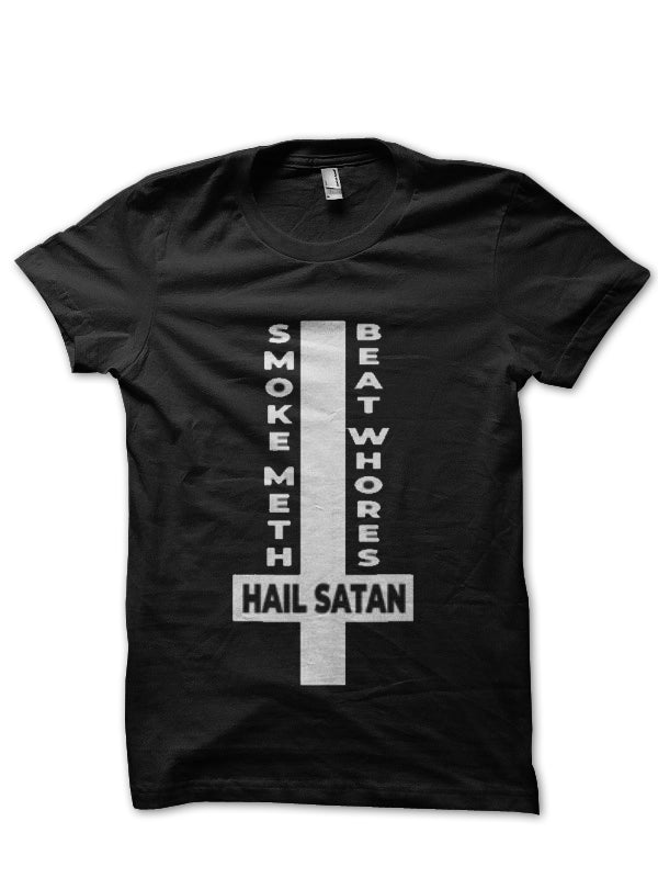 Hail Satan T-Shirt Style003 Hoodie, Sweatshirt | PureTeeCo.com