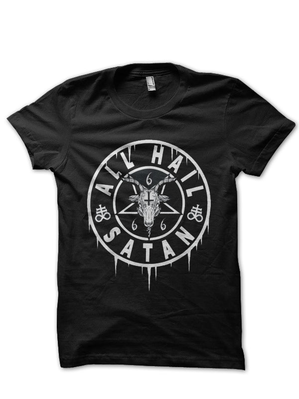 Hail Satan T-Shirt Style008 Hoodie, Sweatshirt | PureTeeCo.com