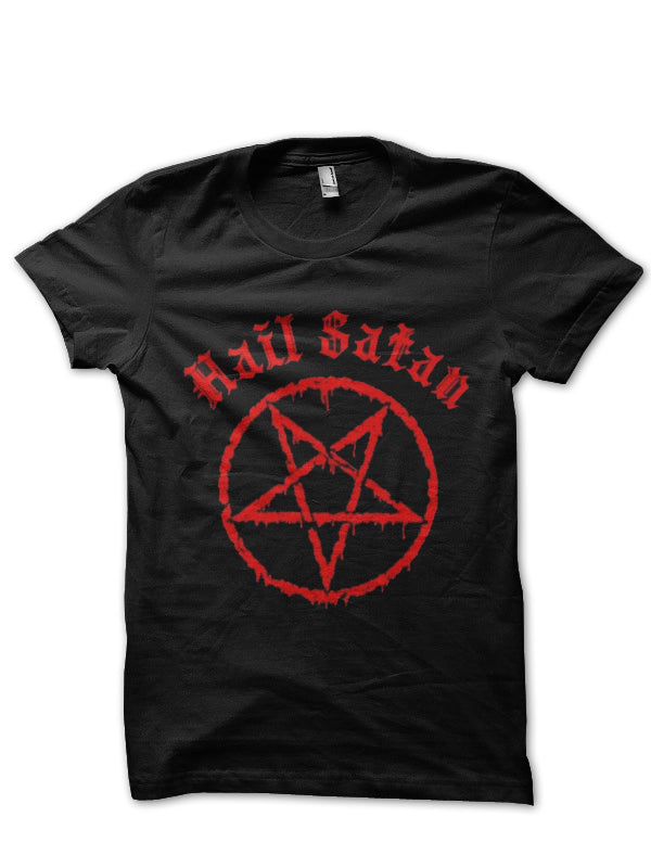 Hail Satan T-Shirt Style002 Hoodie, Sweatshirt | PureTeeCo.com