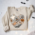 Halloween Boo Sweatshirt, Halloween Hearth Shirt, Gift For Halloween Moms, Halloween Family Matching T-Shirt, Halloween...