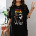 Halloween Characters Shirt Michael Myers Jason Voorhees Freddy Krueger Leatherface Shirt Hoodie, Sweatshirt | PureTeeCo.com