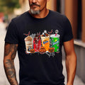 Halloween Dr. Pepper Coke Fanta Sprite T-Shirt, Retro Soda Shirt, Halloween Party Hoodie, Sweatshirt | PureTeeCo.com
