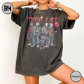 Halloween Horrow Characters Thuqqlife Shirt, Jason Voorhees, Michael Myers, Chucky, Ghostface, Freddy Krueger, Pennywise...