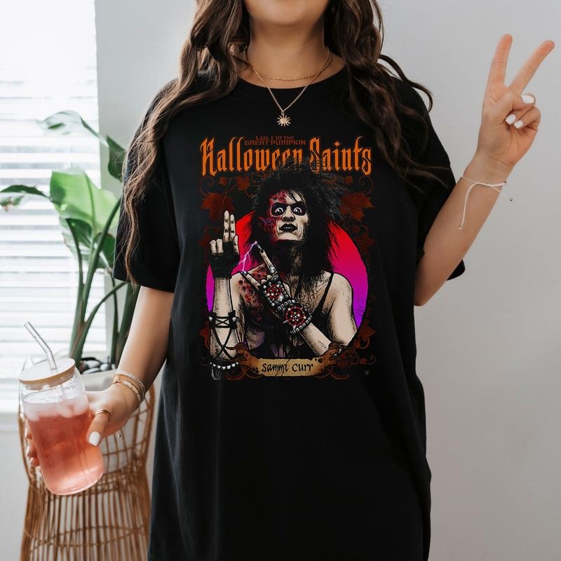 Halloween Saints Sammi Curr Shirt Shirt Horror Halloween Tshirt Trick Or Treat Shirt Spooky Season Shirt