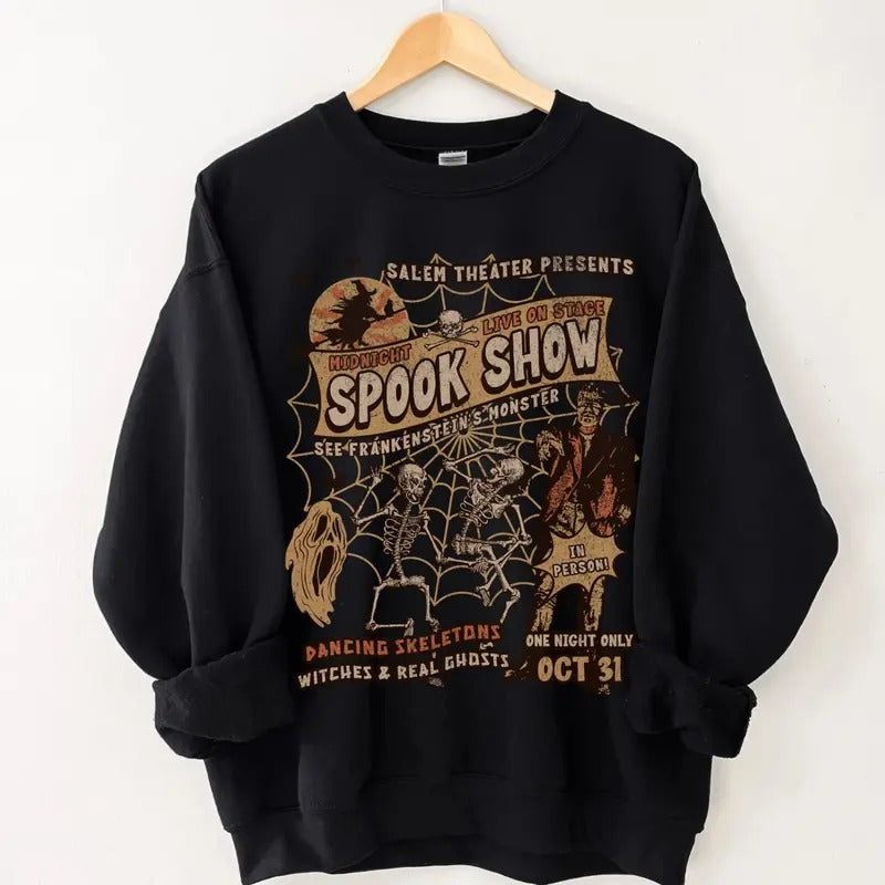 Halloween Shirt Monster Mash Sweatshirt Retro Halloween Crewneck Monster Shirt Frankenstein Shirt Spooky Sweatshirt Cute Fall Shirt Horror