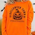 Halloween Town Sweatshirt with Jack O'Lantern Graphic T-Shirts, Hoodie | PureTeeCo.com