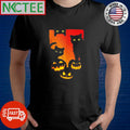 Halloween cats pumpkin horror shirt