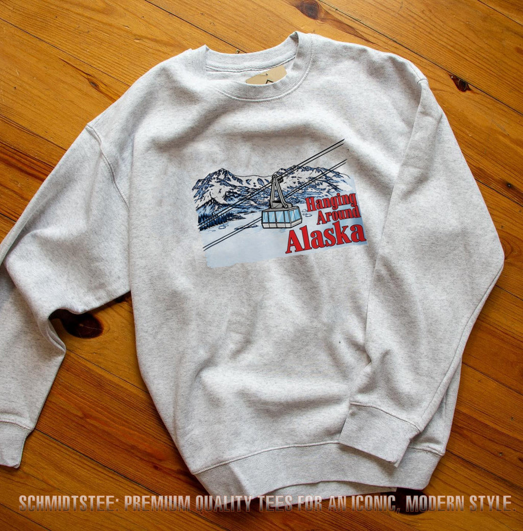 Hanging Around Alaska cable car Anchorage shirt
