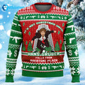 Hans Gruber Fall Nakatomi Plaza Die Hard Ugly Christmas Sweater