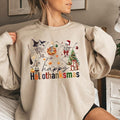Happy Hallothanksmas Shirt - Skeleton Shirt - Happy Christmas Shirt - Holiday Season Gift - Funny Halloween Shirt