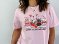 Happy Valentine's Day for Cat Lovers Women's Top & Sweatshirt T-Shirts, Hoodie | PureTeeCo.com