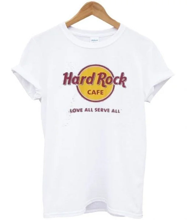 Hard Rock Cafe Love All Serve All T-Shirt Hoodie, Sweatshirt | PureTeeCo.com