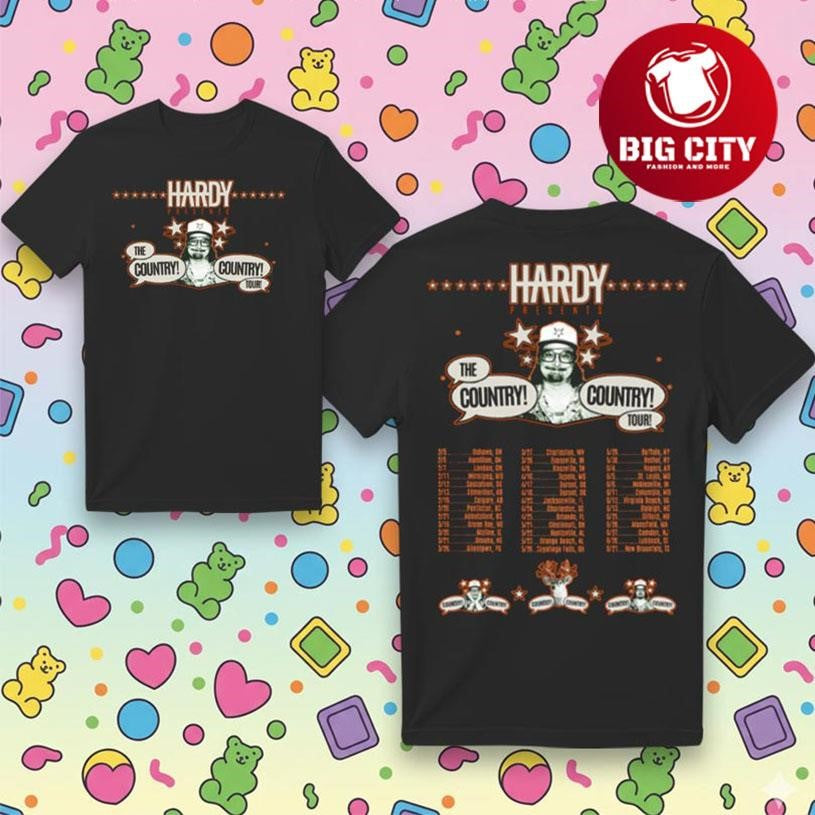 Hardy Admat The Country Country Tour Two Sided Shirt