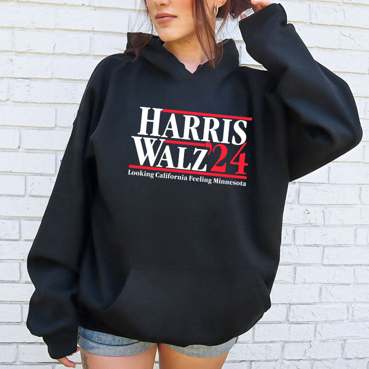 Harris Walz 2024 Looking California Feeling Minnesota Shirt