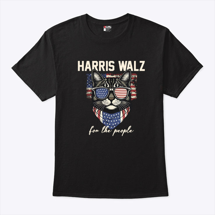 Harris Walz Cat Lady For The People Shirt