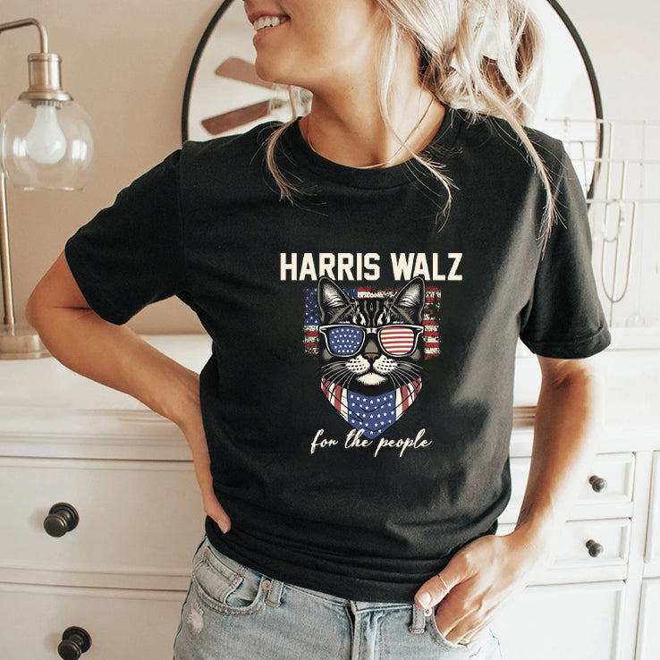 Harris Walz Cat Lady For The People Shirt