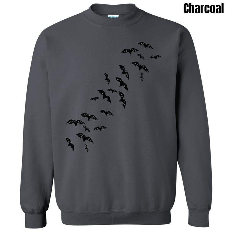 Haunted Bat House Sweatshirt 'NLB' T-Shirts, Hoodie | PureTeeCo.com