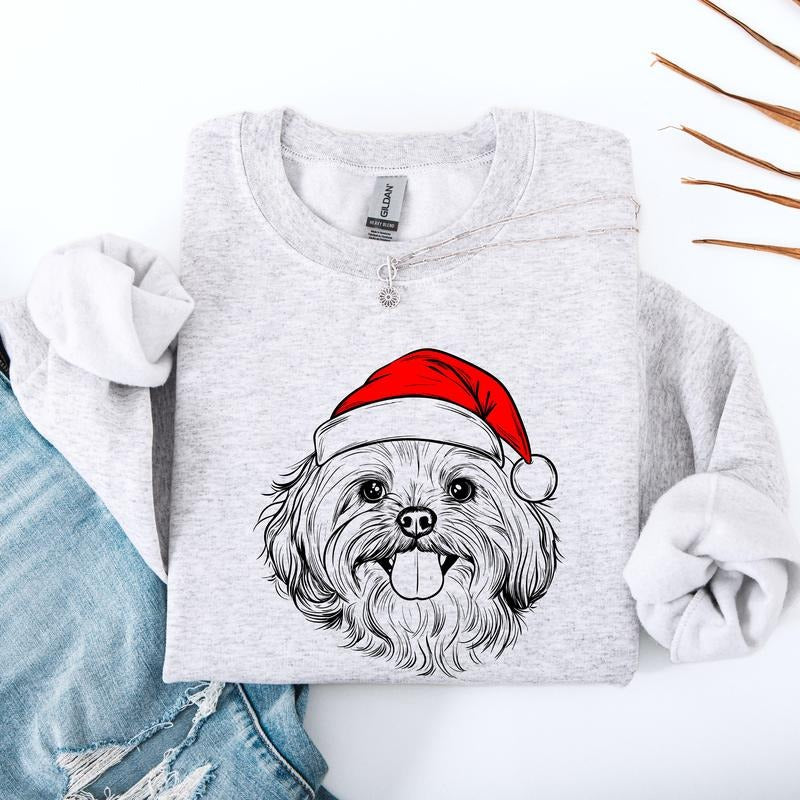 Havanese, Dog Lover Apparel, Pet, Dog Breed, Cute Sweatshirt, Crew Neck, Women's, Crewneck T-Shirts, Hoodie | PureTeeCo.com