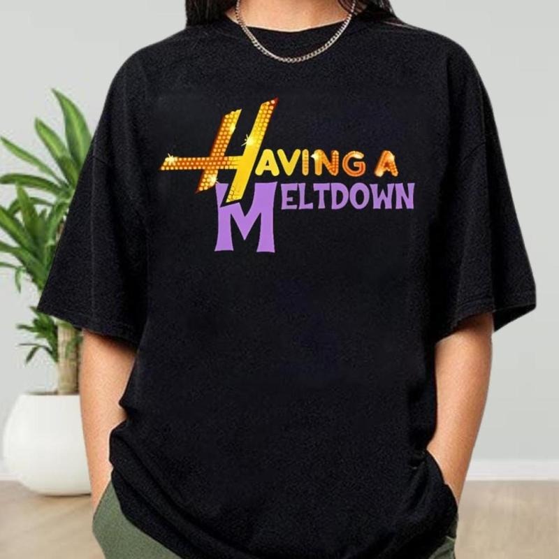 Having A Meltdown Shirt, Vintage 90s Style, Teenager Movie Shirt, Pop Singer Birthday Gift, Clean Look, Goes with...