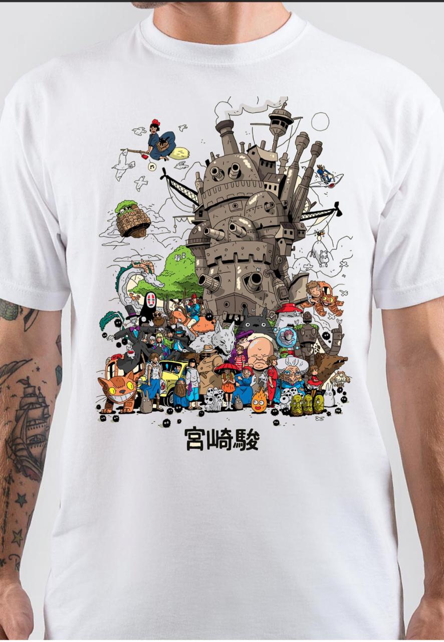 Hayao Miyazaki Vintage Poster Classic Art T-Shirt Hoodie, Sweatshirt | PureTeeCo.com