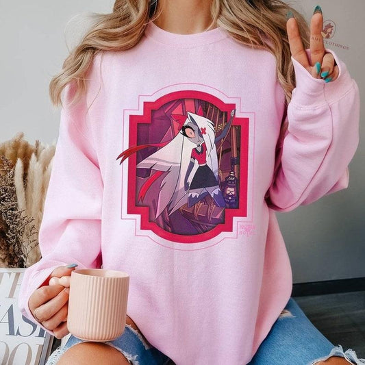Hazbin Hotel  Vaggie Hazbin Hotel Charlie Sweatshirt