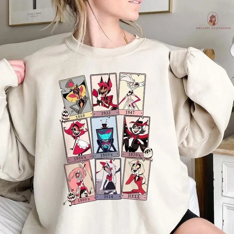 Hazbin Hotel Characters Helluva Boss Sweatshirts