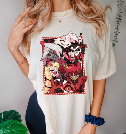 Hazbin Hotel Characters Shirt, Hazbin Hotel Helluva Boss