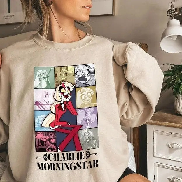 Hazbin Hotel Charlie Eras Tour Helluva Boss Sweatshirt T-Shirts, Hoodie | PureTeeCo.com